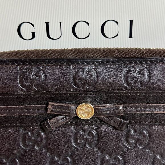 💯Authentic Guccissima Zipped Around Long Wallet 🍀 - Picture 12 of 17